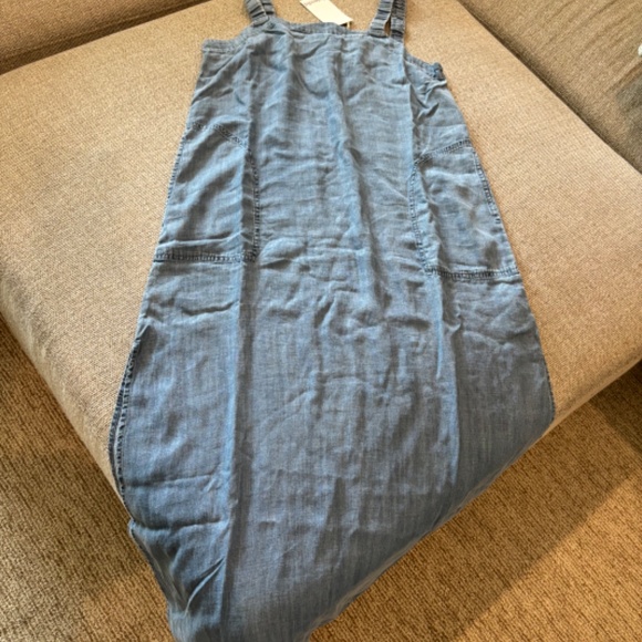 Splendid Collection long chambray shift dress MEDIUM - Picture 3 of 6